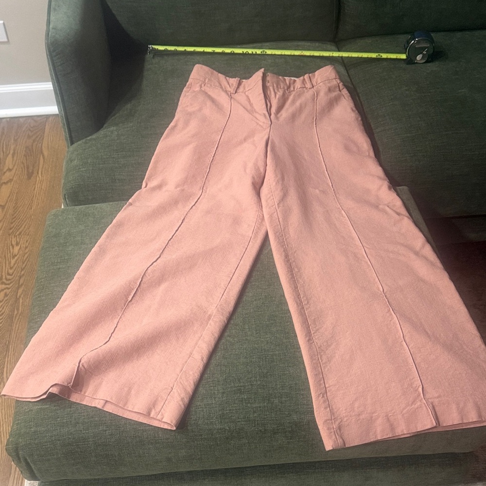 Zara Blush Wide-Leg Pants